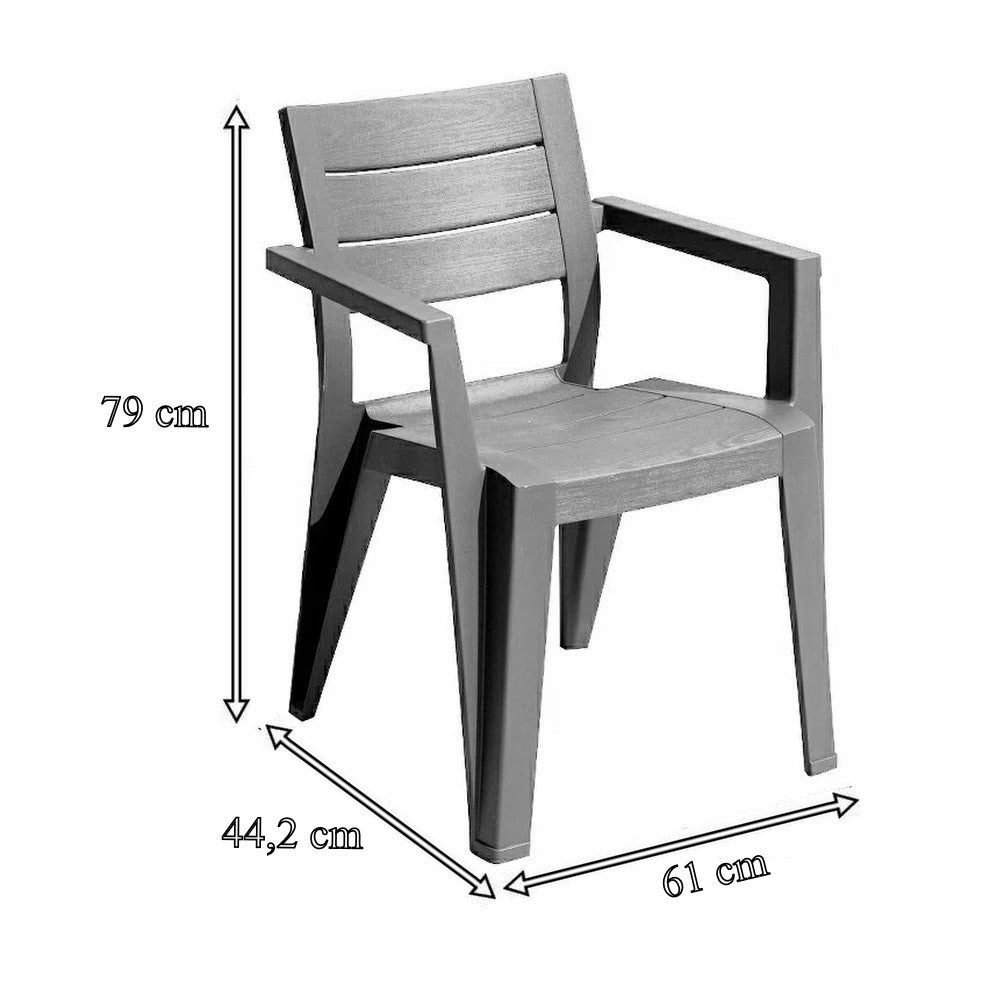 Jelise 4+1 Gartenmöbel-Set Sekundäres Bild