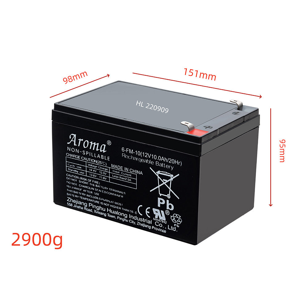 Elektrische Autobatterie 10 AH Sekundäres Bild