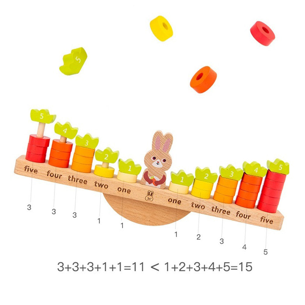 Lernspielzeug mit Häschen zum Balancieren Sekundäres Bild