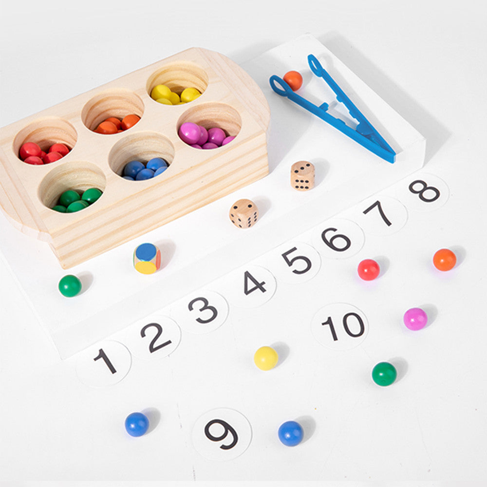 Farben, Zahlen – Montessori-Lernspielzeug aus Holz Sekundäres Bild