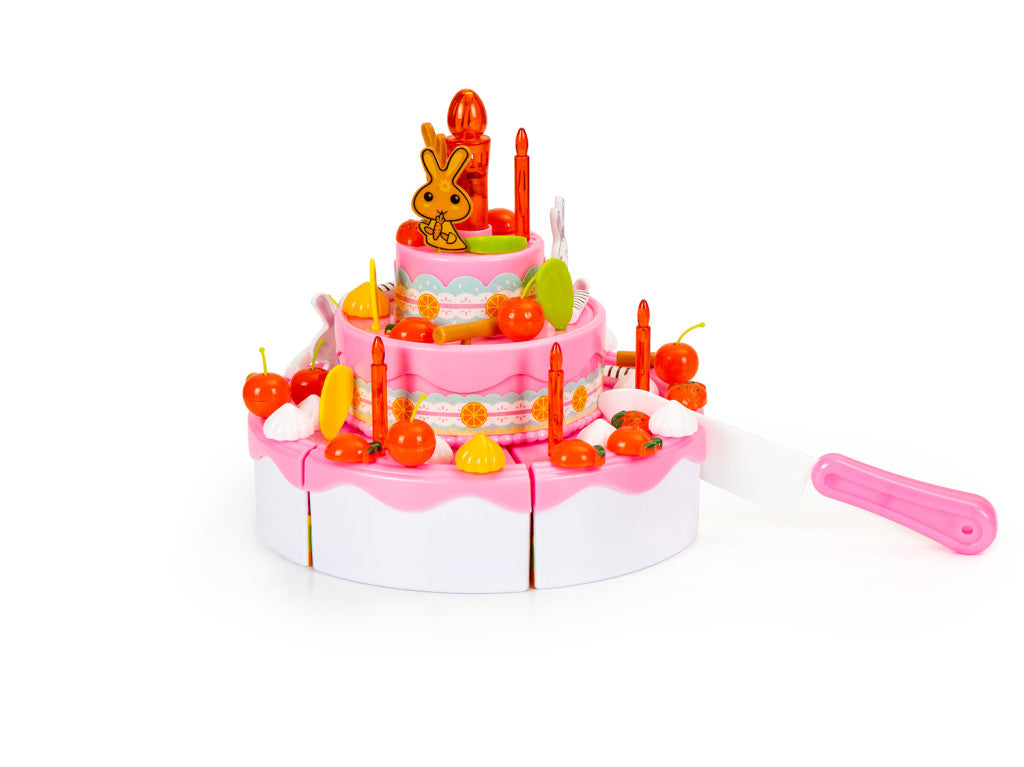 Geburtstagsparty Kuchen schneiden Set 125 Stück Sekundäres Bild