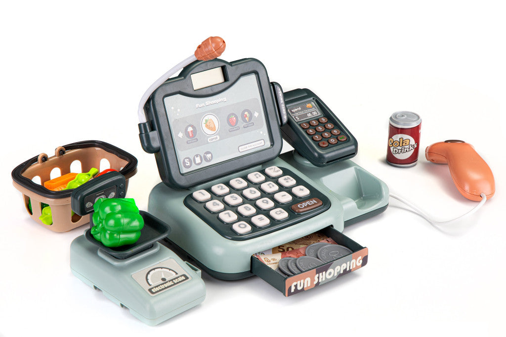Registrierkasse Produkte Scanner Rechner Ladengeräusche Sekundäres Bild