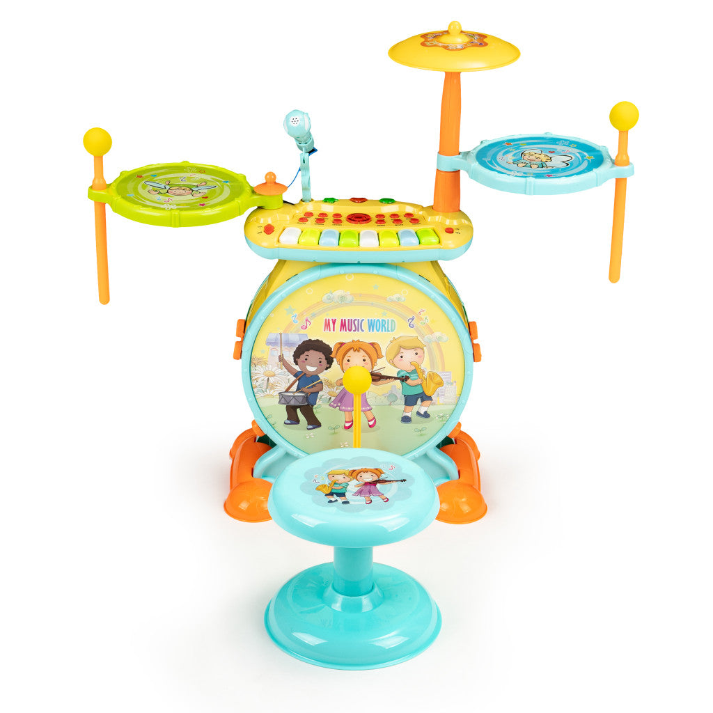 Schlagzeug Klavier karakoe Mikrofon 2 in 1 mp3 LED Sekundäres Bild