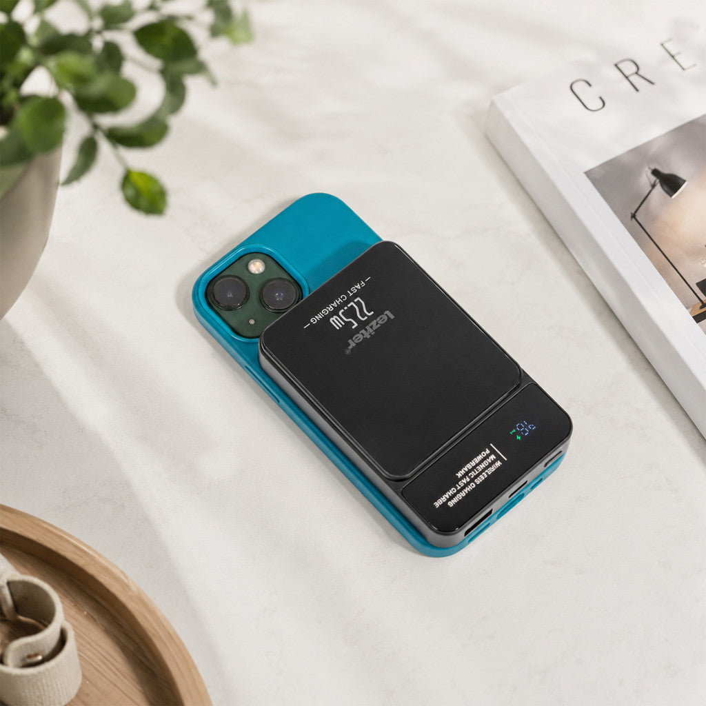 Powerbank Wireless 5000 mAh 2 A 22,5 W, schwarz Sekundäres Bild