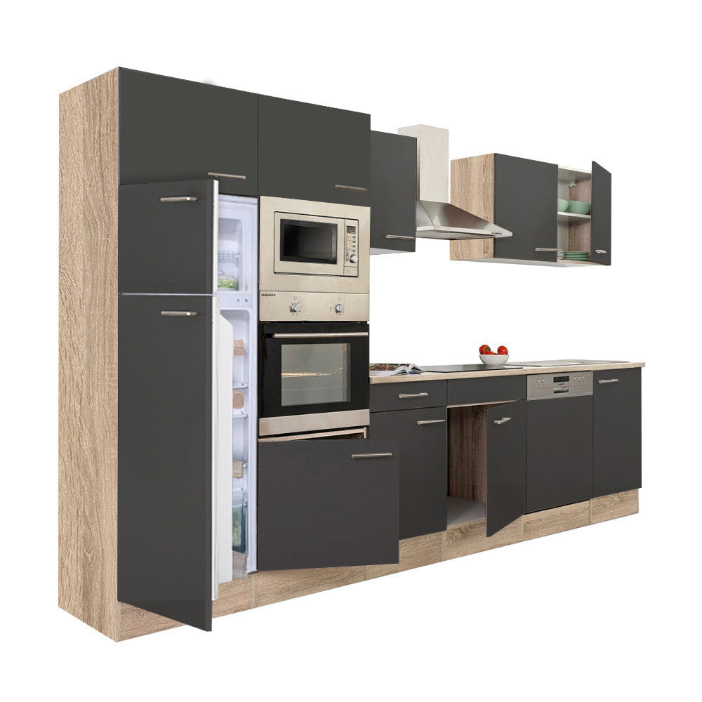 Konyhabútor, felülfagyasztós hűtős kivitel - Homelux, L340STAN Hauptbild