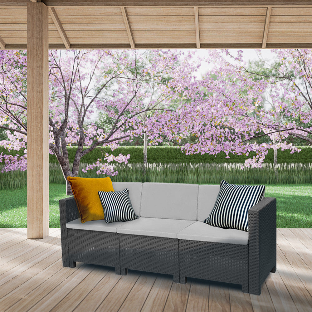 City 3-Sitzer-Gartensofa Sekundäres Bild