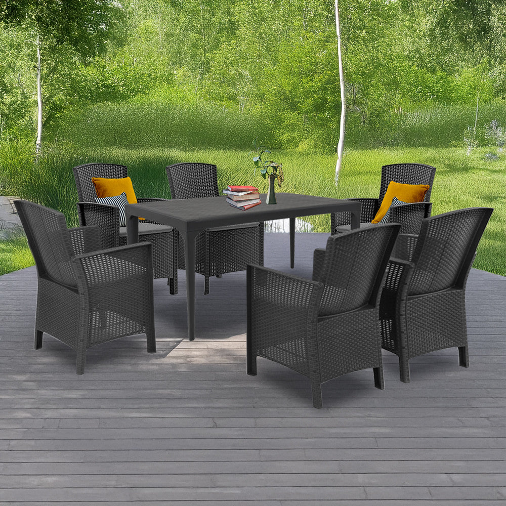 Odima 6+1 Gartenmöbel-Set Sekundäres Bild