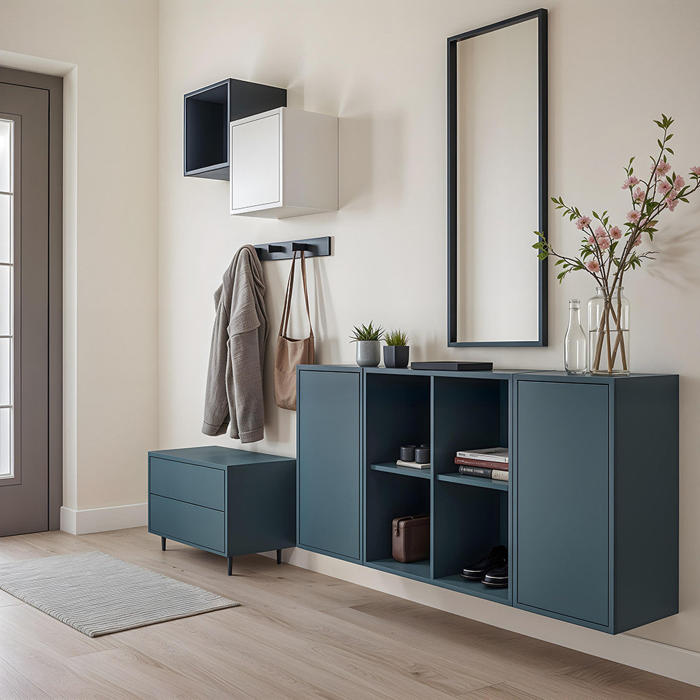 Boxie offener Wandschrank 40 x 40 x 37 cm, blau Sekundäres Bild