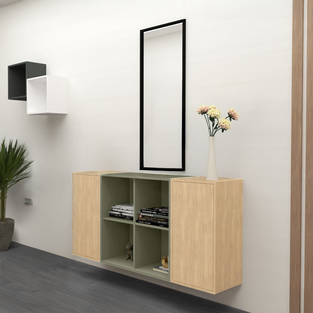 Boxie offener Wandschrank 80x80x37 cm grün Sekundäres Bild