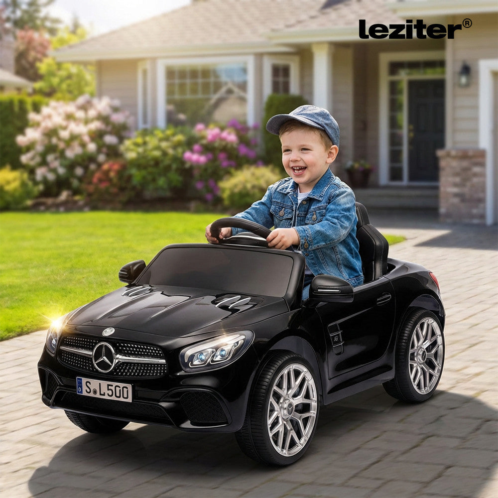 Elektroauto Mercedes Benz SL 500 schwarz Sekundäres Bild