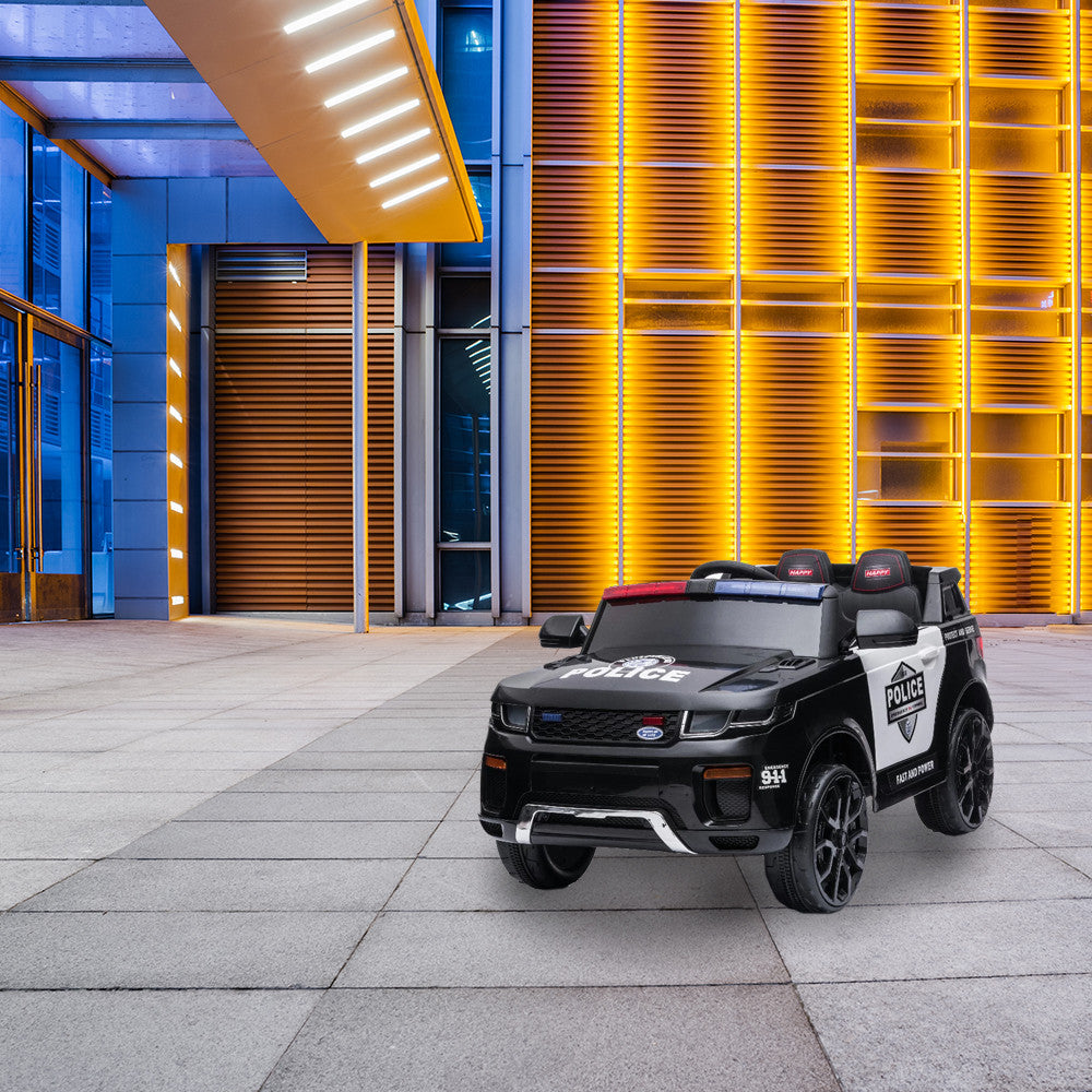Elektro-Polizeiauto schwarz Sekundäres Bild
