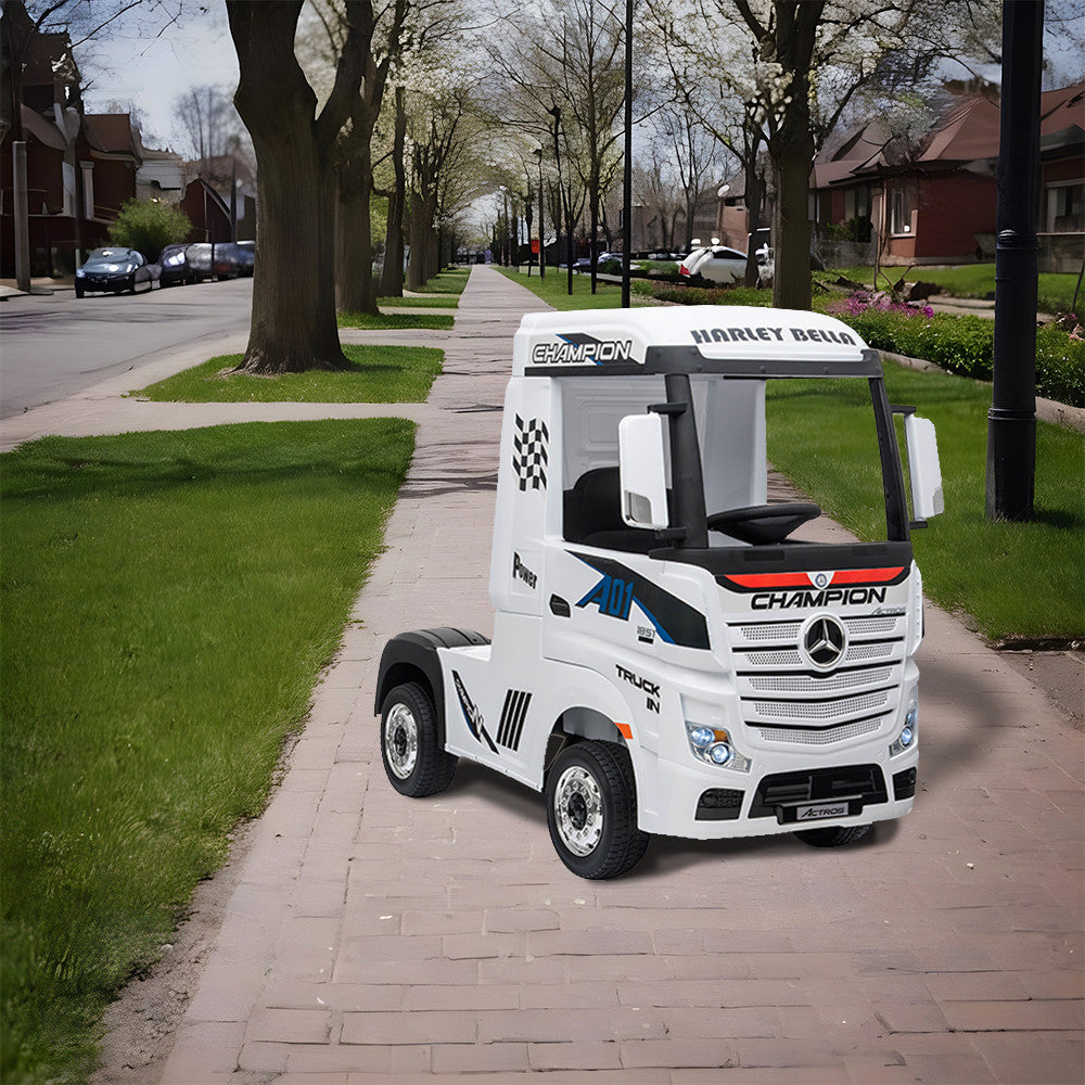 Elektrischer Mercedes-LKW weiß Sekundäres Bild