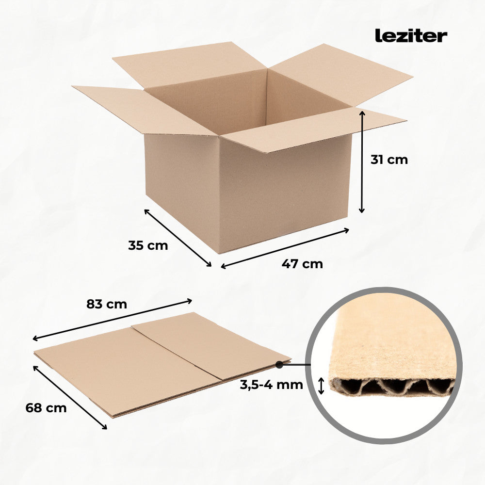 Automatik-Paketkasten L 47x35x31 cm Sekundäres Bild