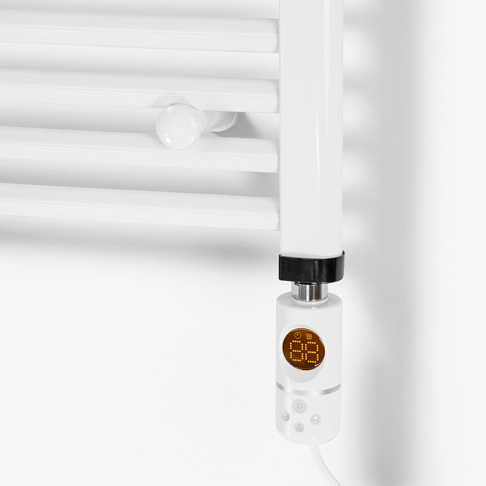 Elektrisches Heizelement für Handtuchtrockner mit digitalem Temperaturregler, 400 W, weiß Sekundäres Bild