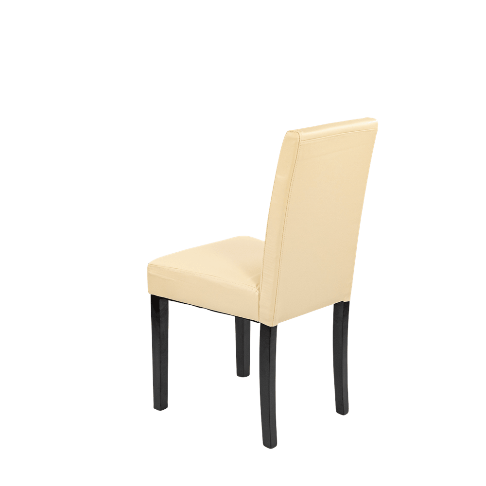 Karin 4+1 Esstisch-Set weiß-beige