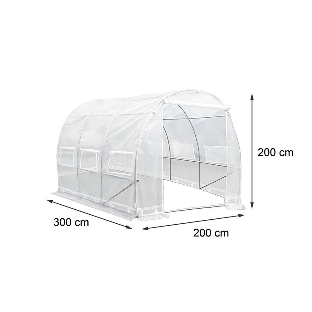 Melegház fólia méretábra 200 × 200 × 300 cm - Homelux, LMHF-322-TR