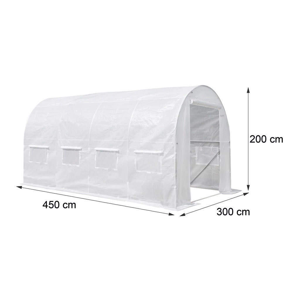 Melegház fólia méretábra 200 × 300 × 450 cm - Homelux, LMHF-432-WH