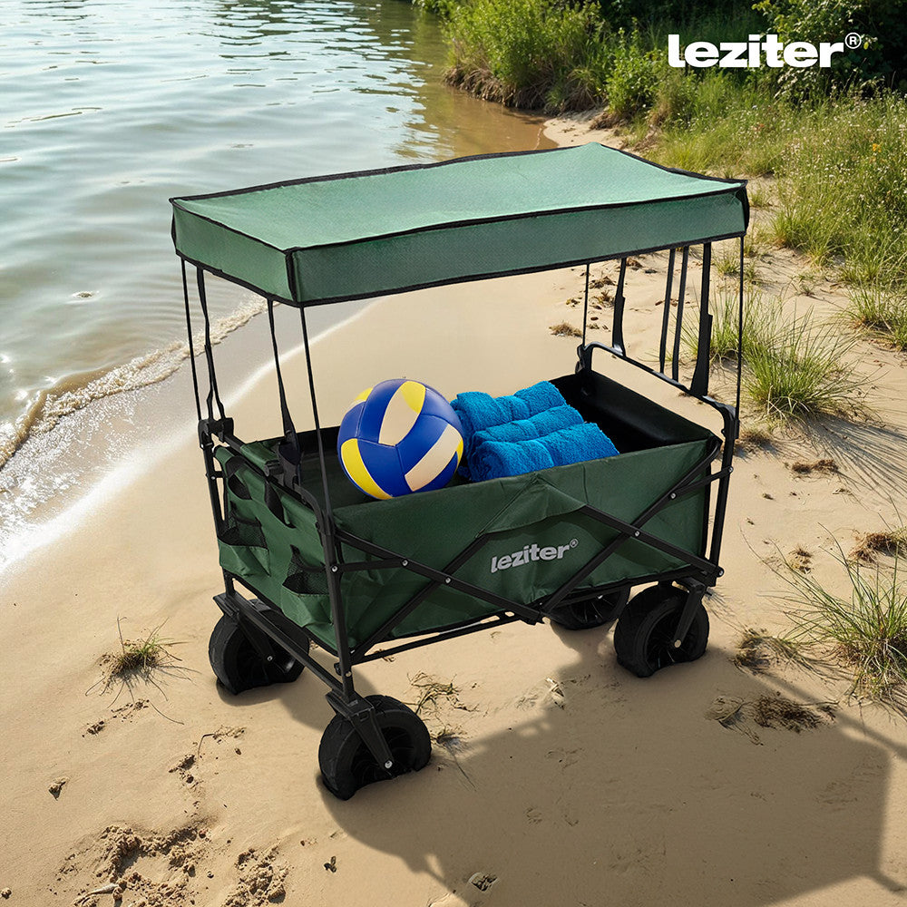 Strandkorb Premium roof green Sekundäres Bild