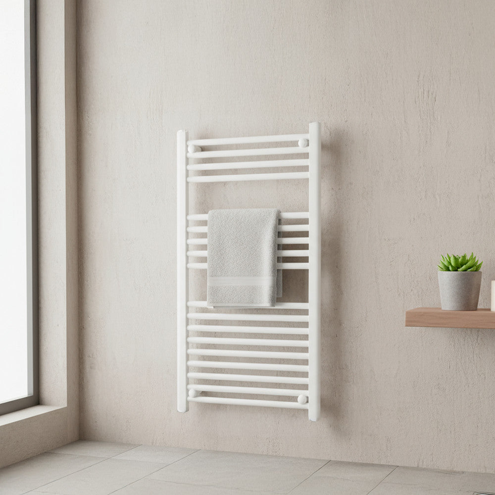 Gerader Handtuchheizkörper 1000 × 500 mm, weiß Sekundäres Bild