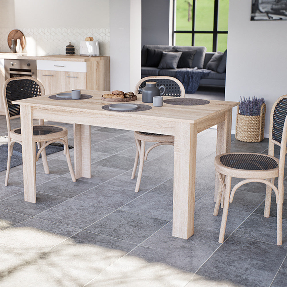 Yorki Standard Esstisch 140x80 cm sonoma Eiche Sekundäres Bild