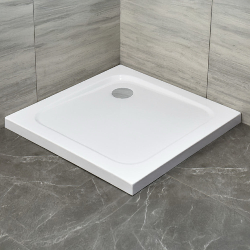 Modena Slim quadratische niedrige Acryl-Duschwanne 80x80 cm Sekundäres Bild