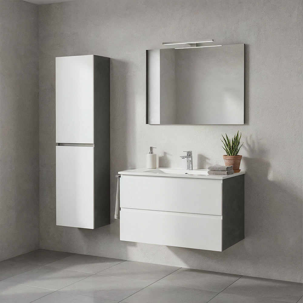 Vario Forte 35 Hängeschrank, anthrazit-weiß Sekundäres Bild