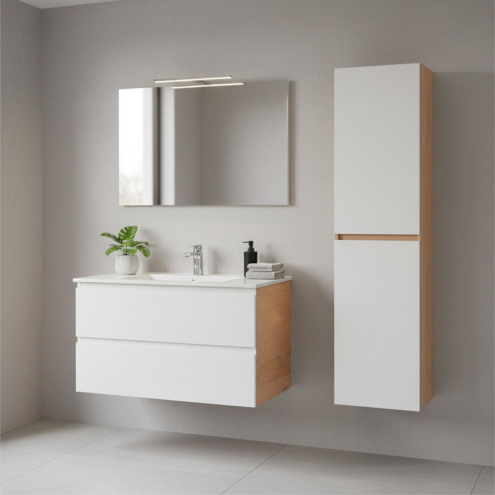 Vario Forte 35 Hängeschrank, Eiche-Weiß Sekundäres Bild
